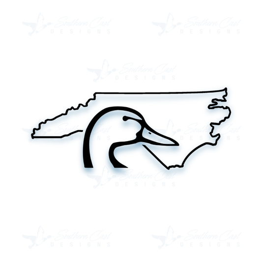 NC Duck Decal